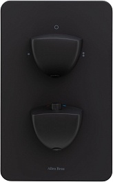 Allen Brau Смеситель для ванны Infinity 5.21216-31 (с внутренней частью, 2 выхода) черный матовый – фотография-3